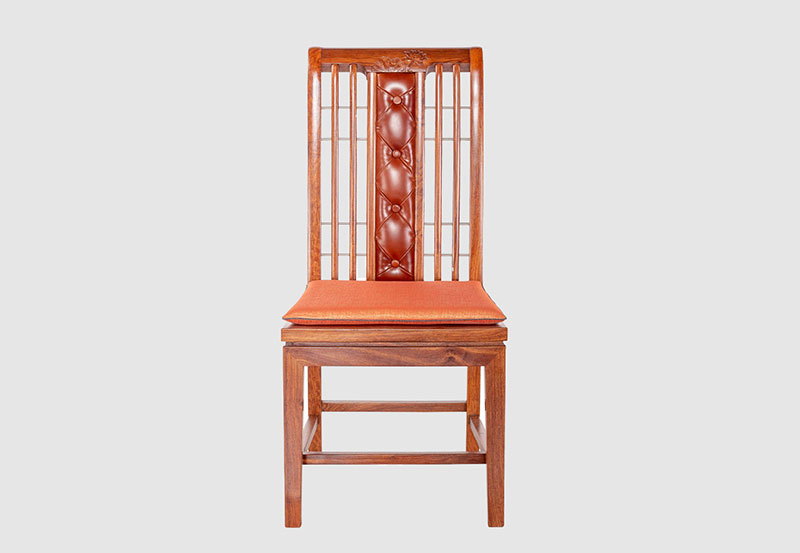 秀屿芙蓉榭中式实木餐椅效果图